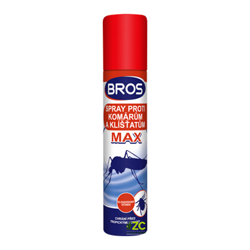 Sprej proti komárům a klíšťatům BROS Max 90ml Sprej proti komárům a klíšťatům BROS Max 90ml