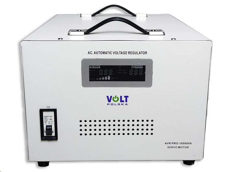 Stabilizátor napětí VOLT AVR PRO 10000 (10000VA) 5AVRZP9100 3% servomotor Stabilizátor napětí VOLT AVR PRO 10000 (10000VA) 5AVRZP9100 3% servomotor