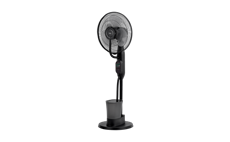 TEESA TSA8067 stojanový ventilátor s funkcí mlhy - černý