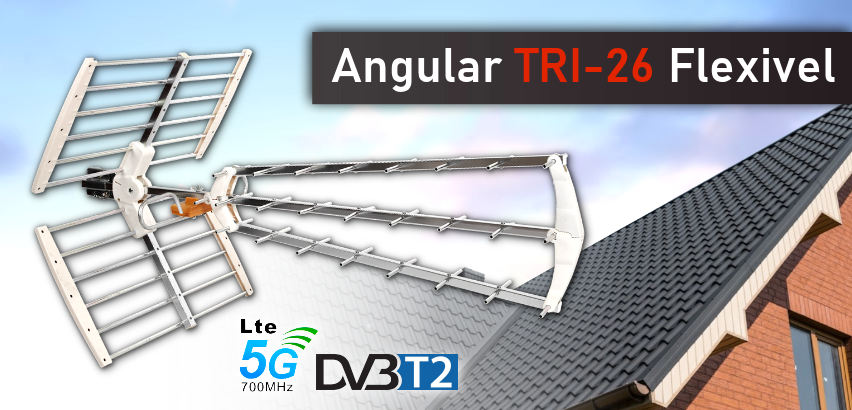 DVBT anténa Angular TRI26