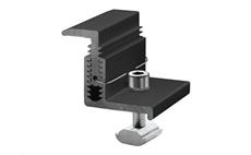 Úchyt krajní černý nastavitelný 30-42.5 x 36.2 mm click - sada 4ks černý