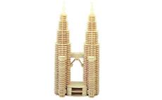 Woodcraft Dřevěné 3D puzzle Petronas Twin Towers 