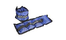 Závaží na kotníky a zápěstí HMS OB02, 2 x 0,7 kg, modré